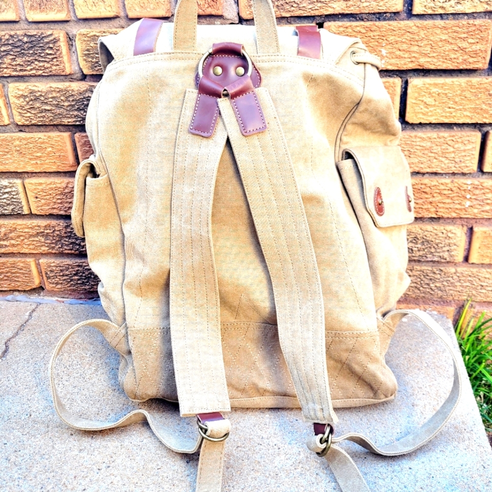 Java Monster Energy Java Backpack Canvas And Leat… - image 6